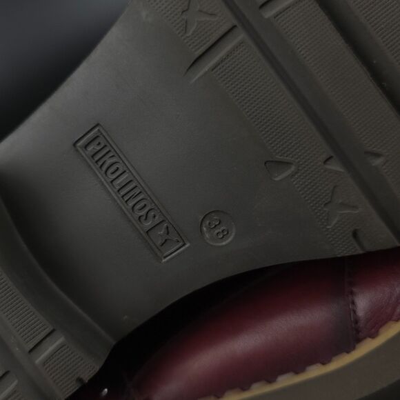 PIKOLINOS Vicar lace-up ankle boots Studded Moto Biker Indie Grunge Boho 90s Y2k - Picture 9 of 9